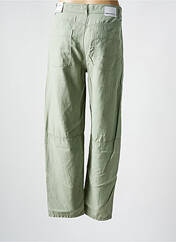 Pantalon droit vert ANNA MONTANA pour femme seconde vue