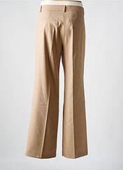Pantalon flare beige ANNA MONTANA pour femme seconde vue