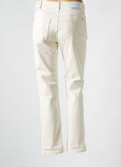 Pantalon slim beige ANNA MONTANA pour femme seconde vue