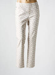 Pantalon slim beige ANNA MONTANA pour femme seconde vue