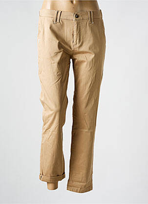 Pantalon slim beige ANNA MONTANA pour femme
