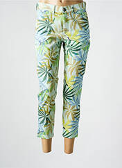 Pantalon slim vert ANNA MONTANA pour femme seconde vue