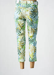 Pantalon slim vert ANNA MONTANA pour femme seconde vue