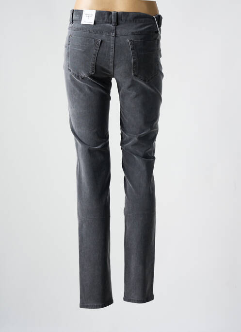 Jeans coupe slim poches gris ANNA MONTANA femme