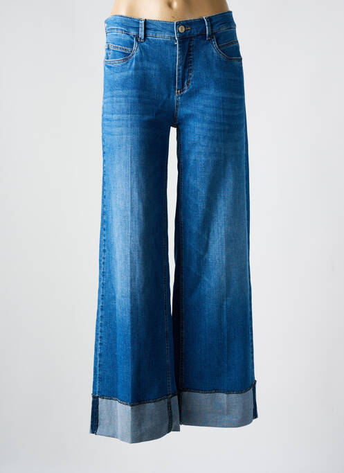 Jean coupe flare bleu ANNA MONTANA pour femme