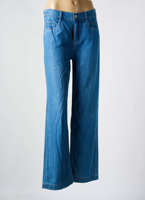 Jeans coupe droite bleu ANNA MONTANA femme