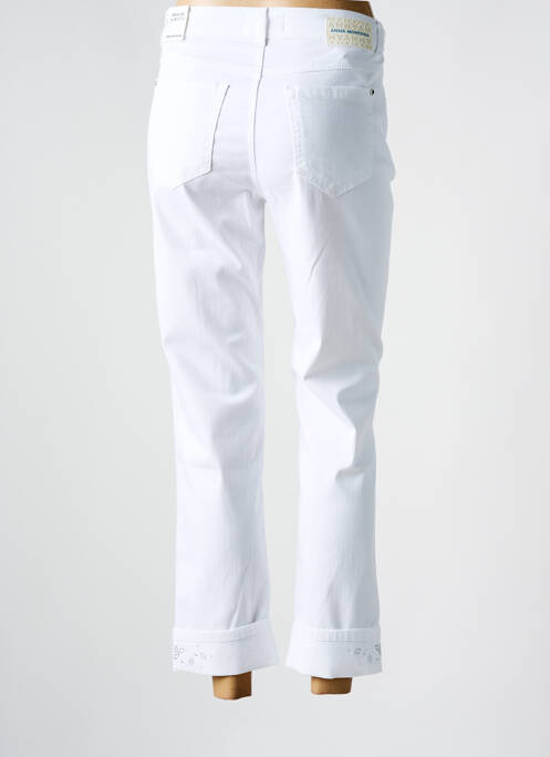 Pantalon 7/8 blanc ANNA MONTANA pour femme