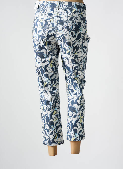 Pantalon 7/8 bleu ANNA MONTANA pour femme