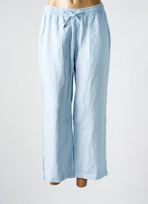 Pantalon 7/8 bleu ANNA MONTANA pour femme