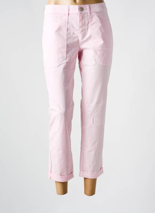 Pantalon 7/8 rose ANNA MONTANA pour femme