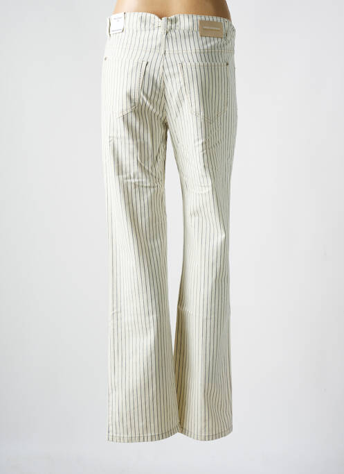 Pantalon droit beige ANNA MONTANA pour femme