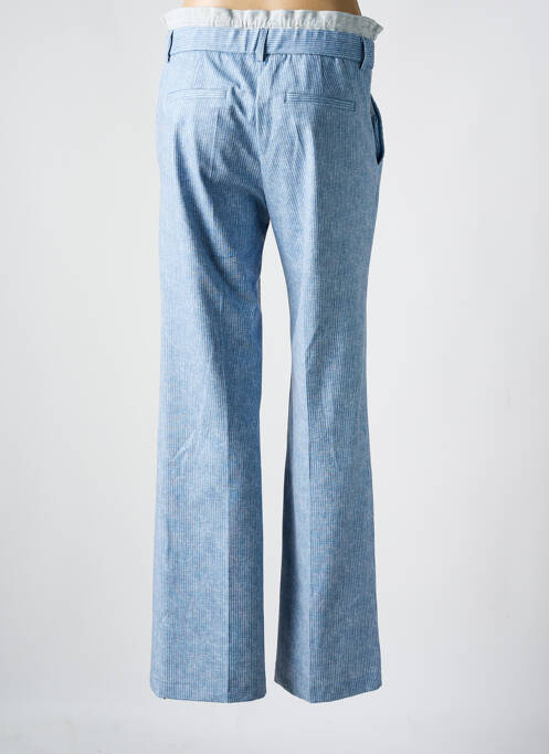 Pantalon droit bleu ANNA MONTANA femme
