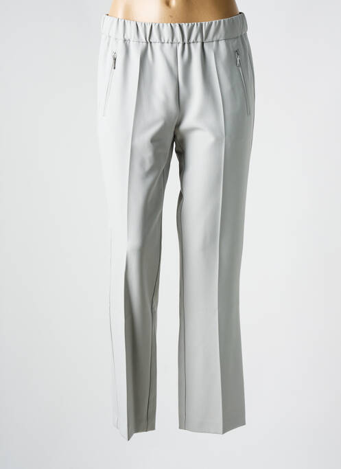 Pantalon droit gris ANNA MONTANA pour femme