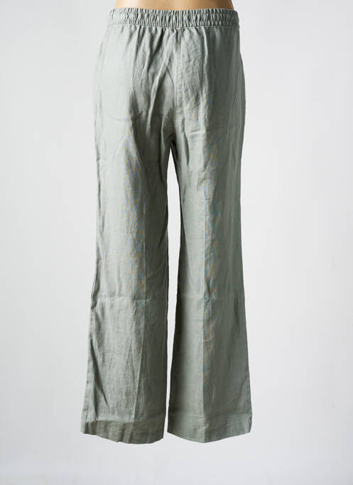 Pantalon droit vert ANNA MONTANA pour femme