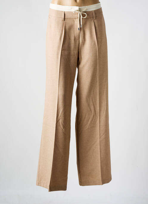 Pantalon flare beige ANNA MONTANA pour femme