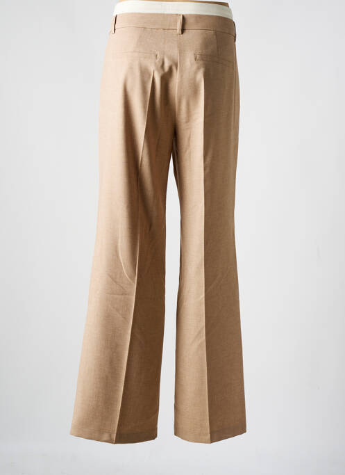 Pantalon flare beige ANNA MONTANA pour femme