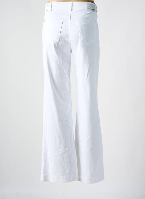Pantalon flare blanc ANNA MONTANA pour femme