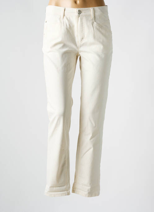 Pantalon slim beige ANNA MONTANA pour femme