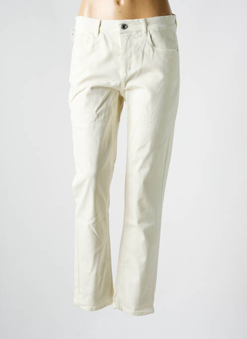 Pantalon slim beige ANNA MONTANA pour femme