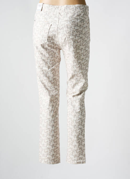 Pantalon slim beige ANNA MONTANA pour femme