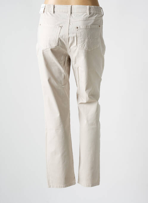 Pantalon slim beige ANNA MONTANA pour femme