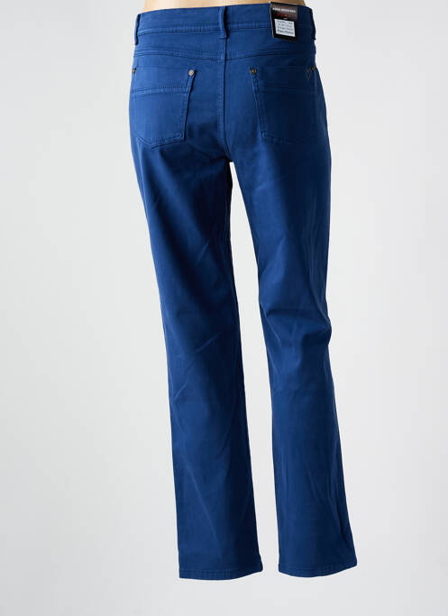 Pantalon slim bleu ANNA MONTANA pour femme