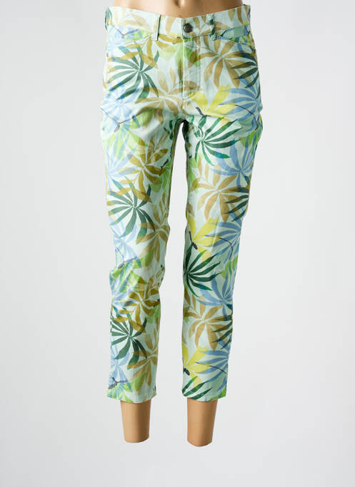 Pantalon slim vert ANNA MONTANA pour femme