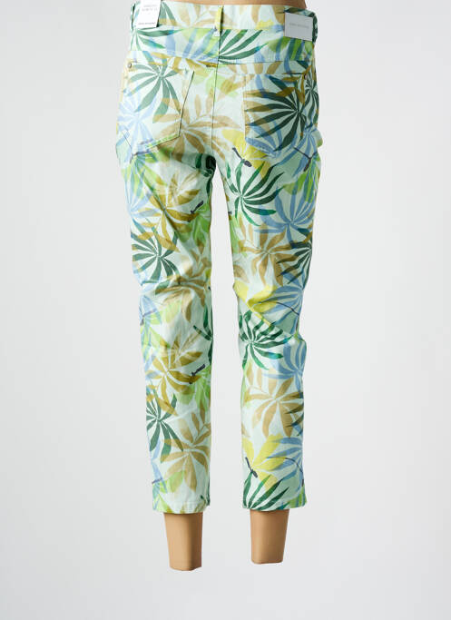 Pantalon slim vert ANNA MONTANA pour femme