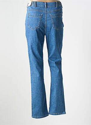 Jeans coupe droite stretch taille normale bleu ANNA MONTANA femme