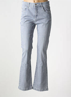 Jeans coupe droite stretch taille normale gris ANNA MONTANA femme