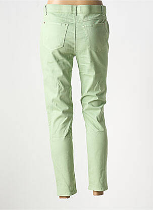 Pantalon slim taille élastique taille normale vert ANNA MONTANA femme