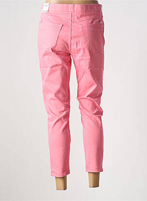 Pantalon 7/8 stretch taille normale rose ANNA MONTANA femme