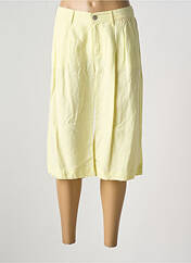 Pantacourt jaune ANNA MONTANA pour femme seconde vue
