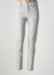 Pantalon slim gris ANNA MONTANA pour femme seconde vue