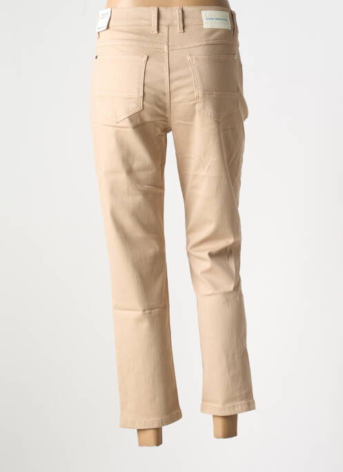 Pantalon 7/8 beige ANNA MONTANA pour femme