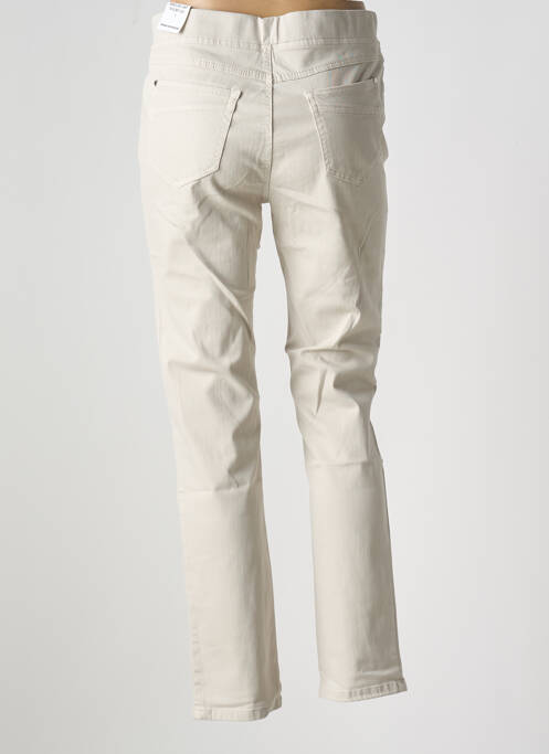 Pantalon slim beige ANNA MONTANA pour femme