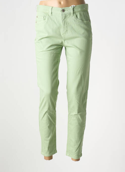 Pantalon slim vert ANNA MONTANA pour femme