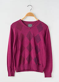 Pull imprimé fantaisie manches longues violet NUKUTAVAKE garcon