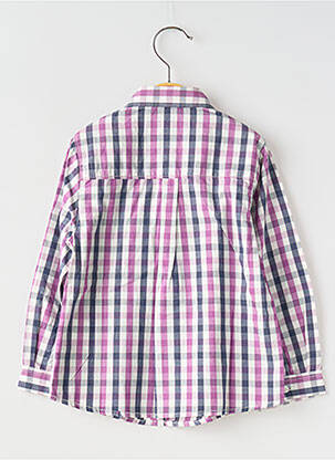 Chemise manches longues tissage popeline violet MAYORAL garçon