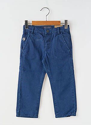 Pantalon droit coupe droite taille ajustable bleu MAYORAL garcon