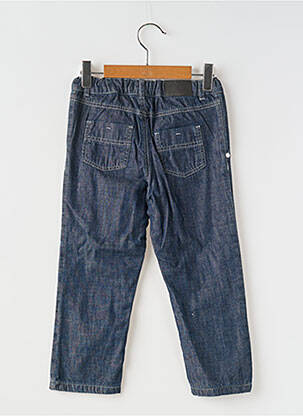 Pantalon droit coupe droite taille élastique bleu ELLE EST OU LA MER garcon