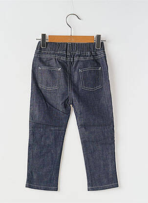 Pantalon slim taille normale taille élastique bleu ELLE EST OU LA MER enfant