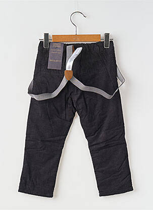 Pantalon chino taille normale taille ajustable noir MAYORAL garçon