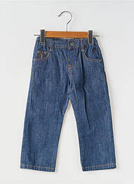 Jeans coupe droite poches taille ajustable bleu BERLINGOT garcon
