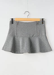 Jupe courte taille normale gris MAYORAL fille