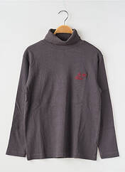 Pull col roulé gris CKS pour garçon seconde vue