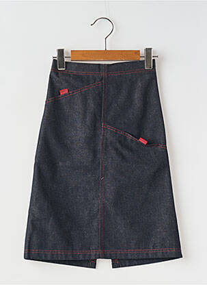 Jupe mi-longue bleu COUDEMAIL pour fille