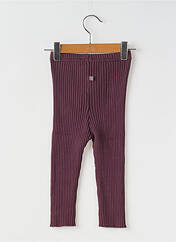 Legging violet LAPIN BLEU pour fille seconde vue