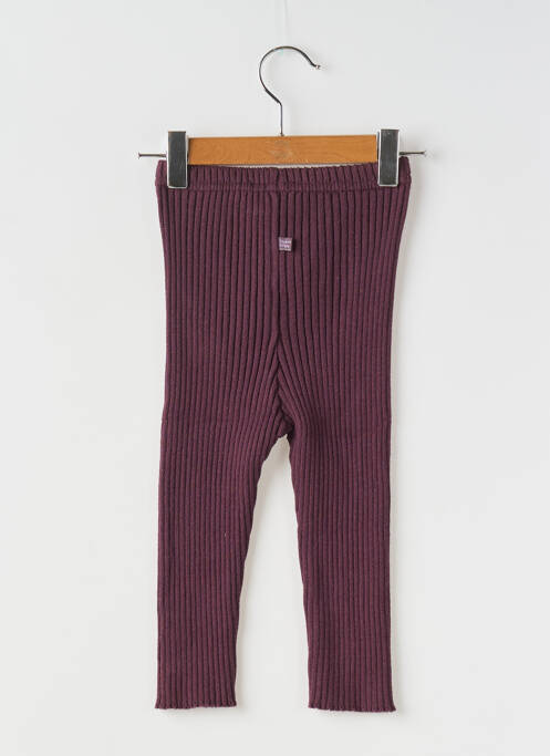 Legging violet LAPIN BLEU pour fille