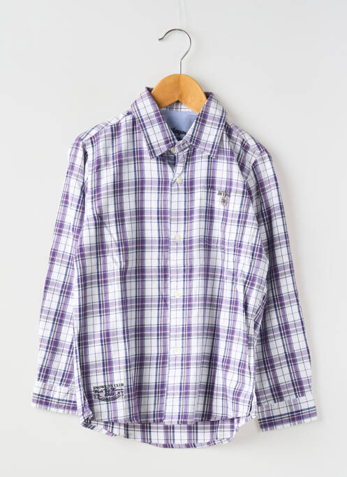 Chemise manches longues violet MAYORAL pour garçon